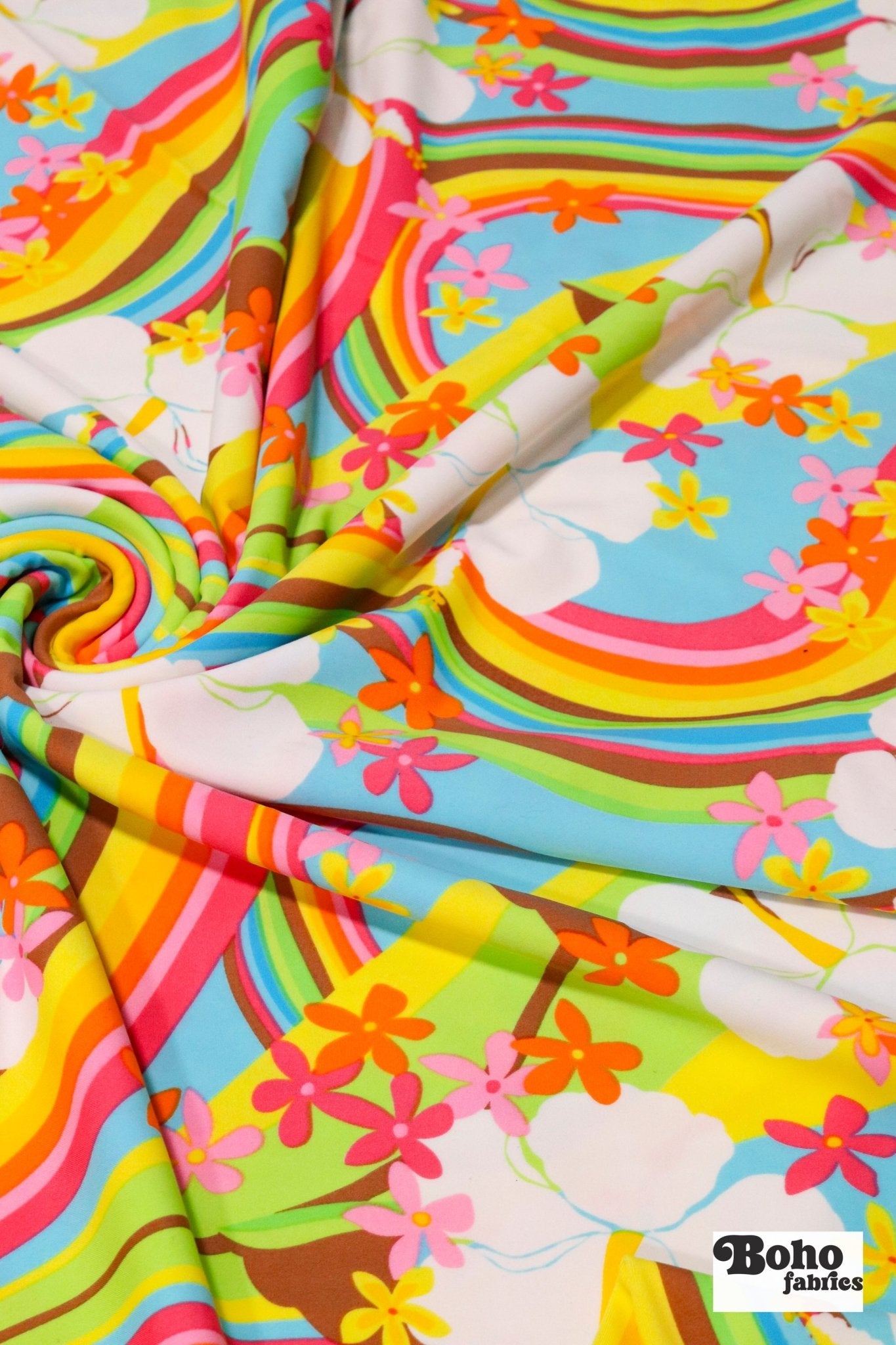 01/21/2026 Fabric Happy Hour, Trippy Tropics, Athletic Knit Fabric Bundle - Boho Fabrics - Fabric Bundles