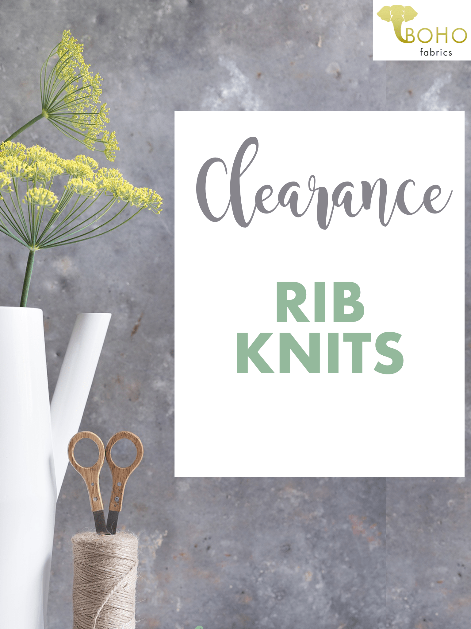 03/26/2025 Fabric Happy Hour! Rib Knit, Clearance Bundle! - Boho Fabrics - Fabric Bundles
