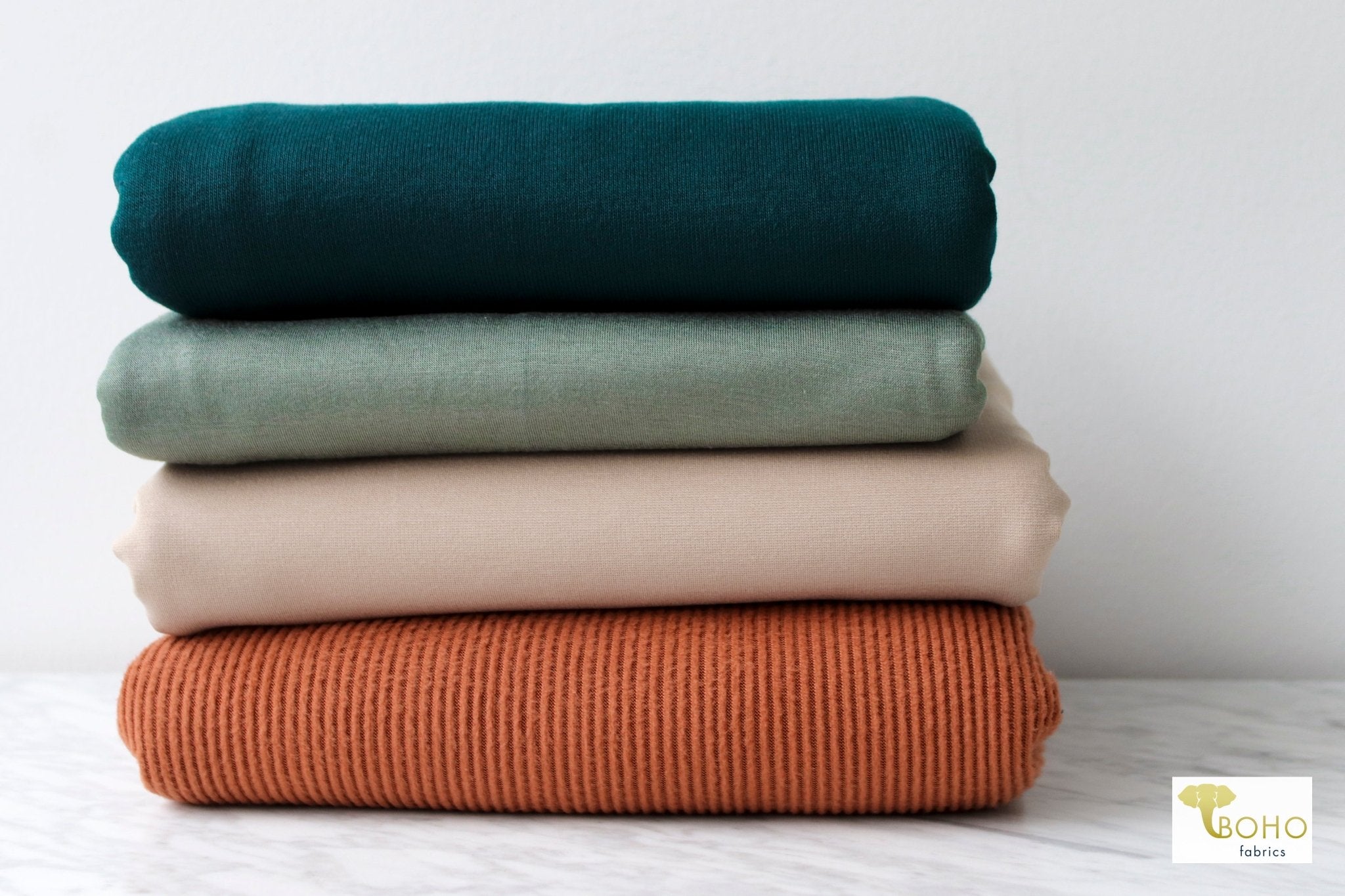 04/02/24 Fabric Happy Hour! Forest Echoes, Knit Bundle. READY TO SHIP! - Boho Fabrics - Fabric Bundles