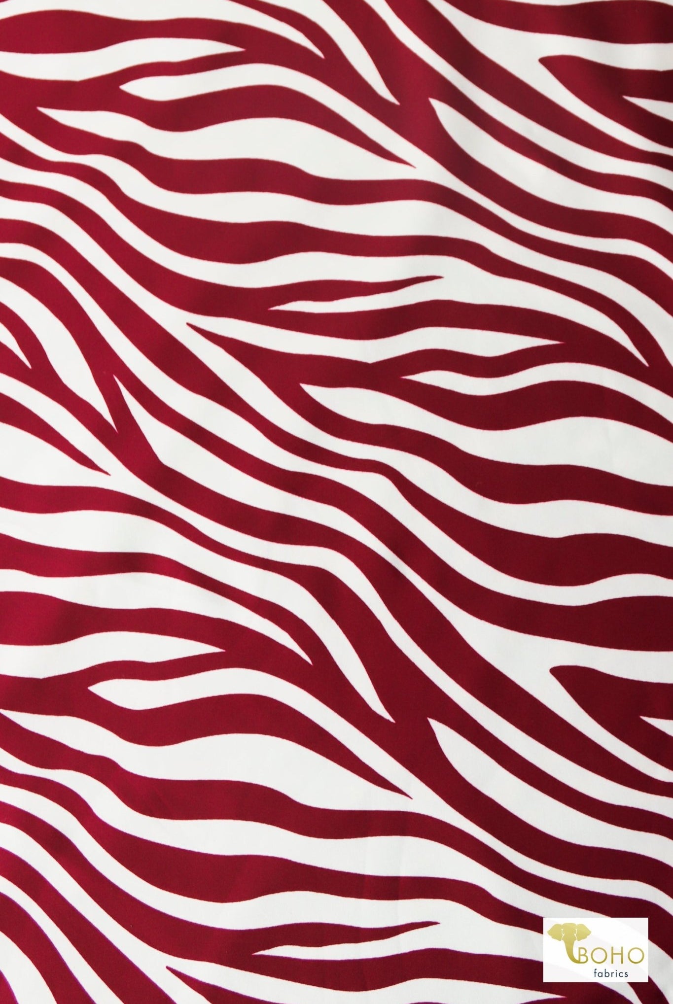 04/10/2024 Fabric Happy Hour! Burgundy Zebra Stride, Athletic Bundle. Ready to Ship! - Boho Fabrics - Fabric Bundles