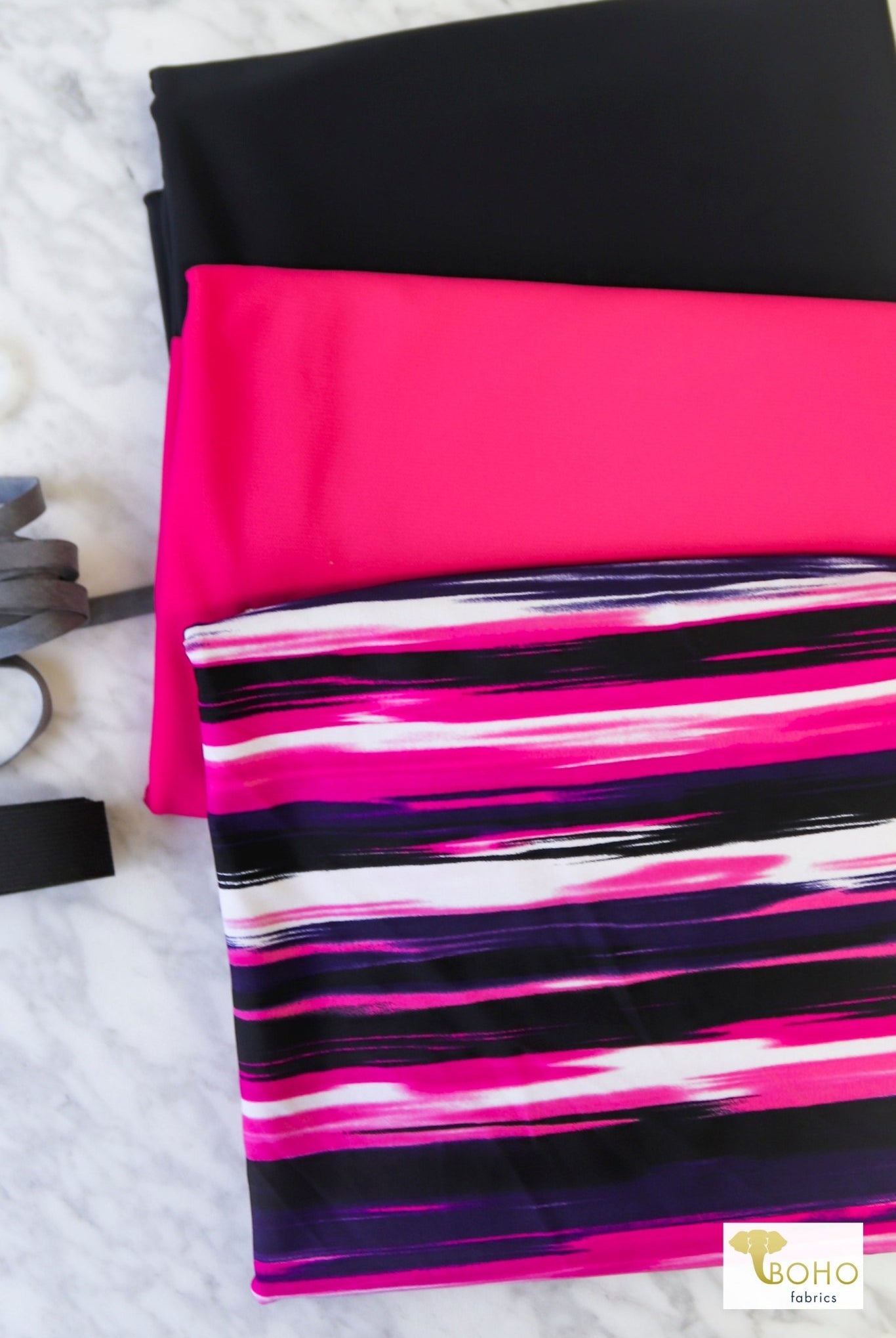05/14/2024 Fabric Happy Hour! Pink Wave Rider, Swim Knit Bundle. Candi Pattern Release 🏝️ - Boho Fabrics - Fabric Bundles