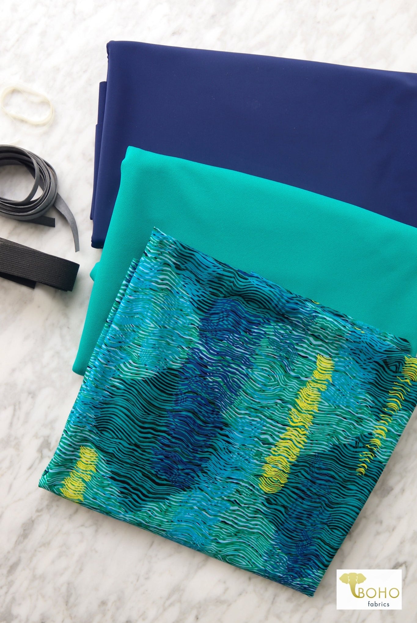 05/15/2024 Fabric Happy Hour! Caribbean Current, Swim Knit Bundle. Candi Pattern Release 🏝️ - Boho Fabrics - Fabric Bundles