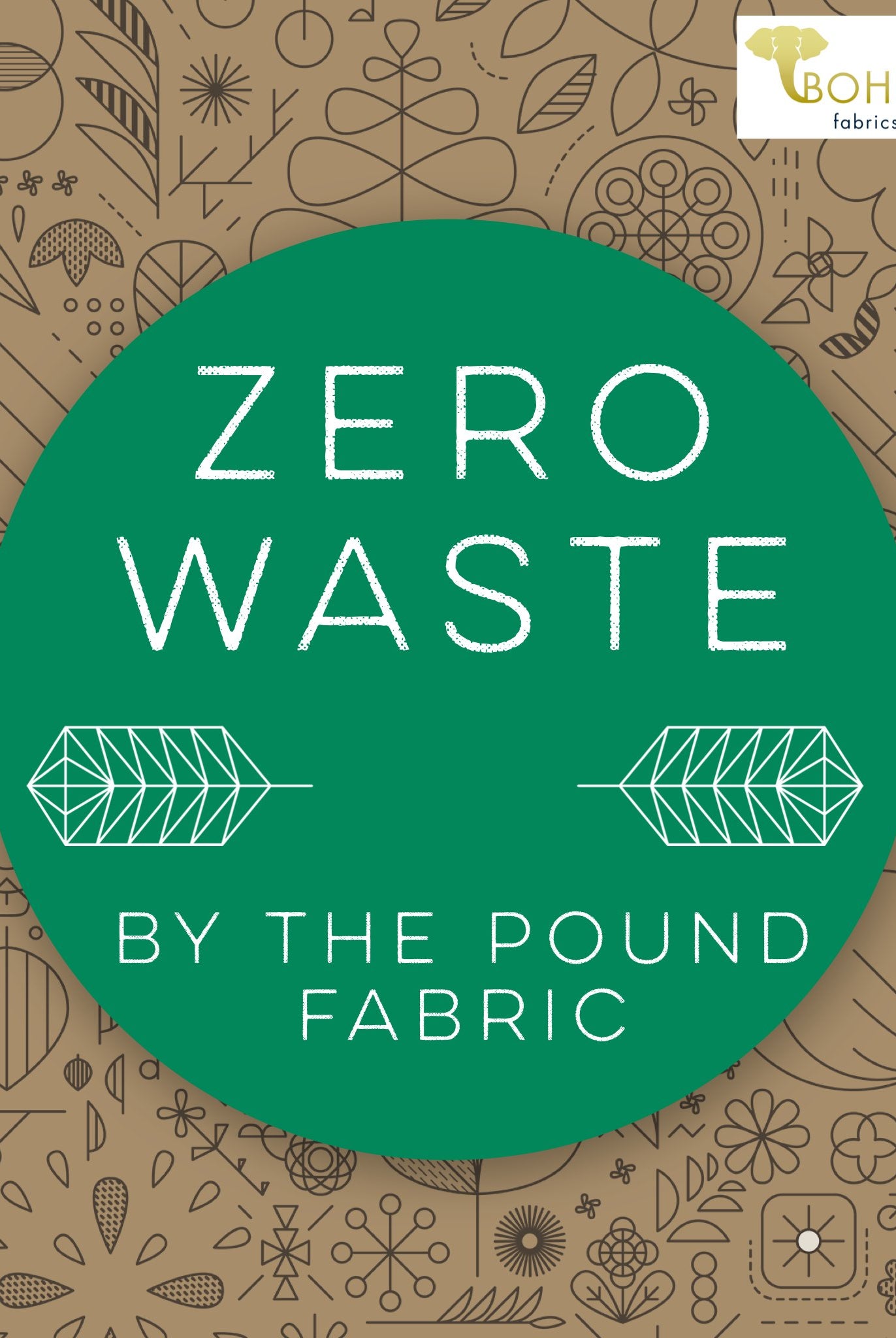 08/24/2023 Fabric Happy Hour! "Zero Waste" Scrap Fabric by the Pound! - Boho Fabrics