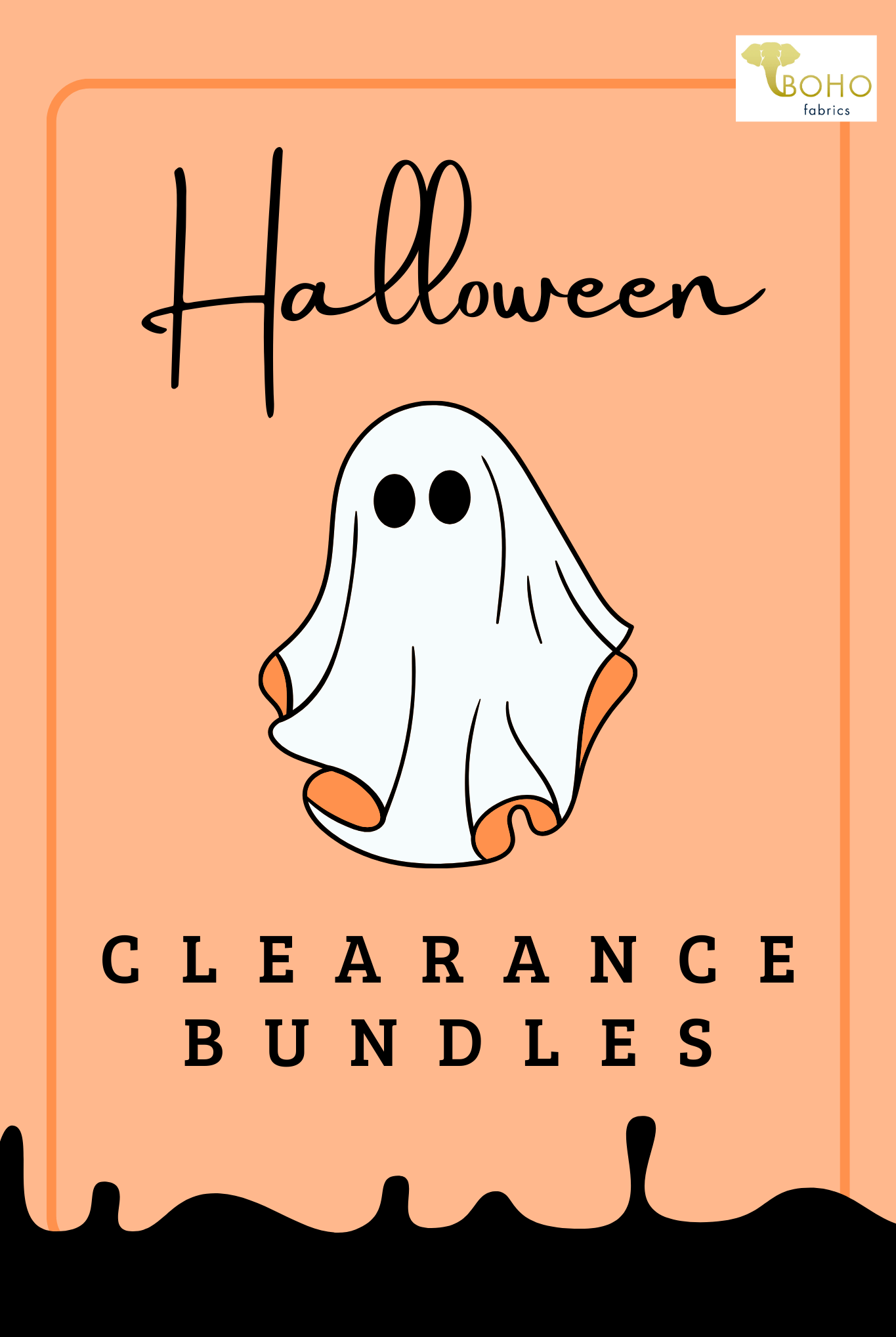 09/27/2024 Fabric Happy Hour! Halloween Clearance Bundles! - Boho Fabrics - Fabric Bundles