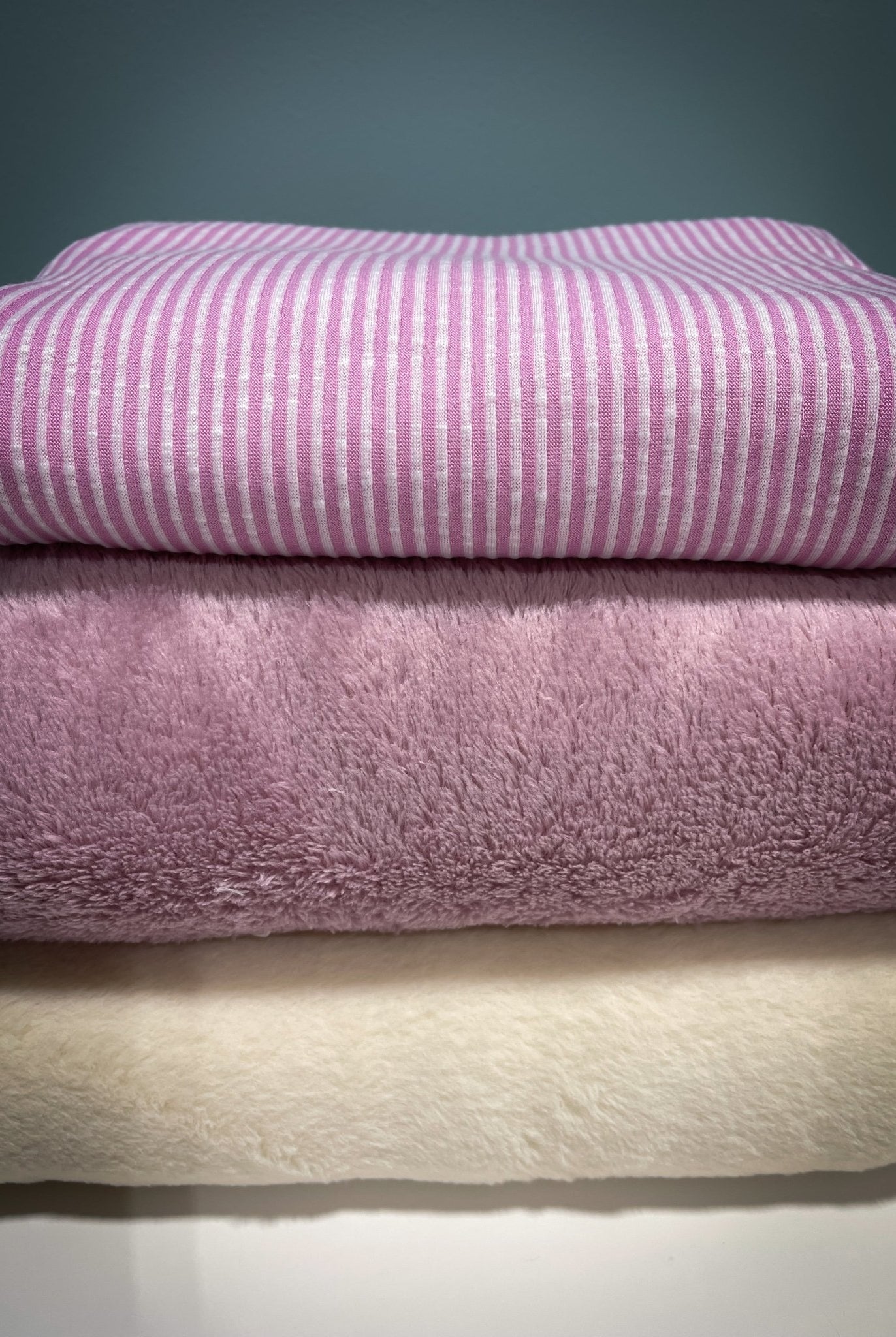 12/08/2025 Fabric Happy Hour, Pink Frost, Knit Bundle - Boho Fabrics - Fabric Bundles