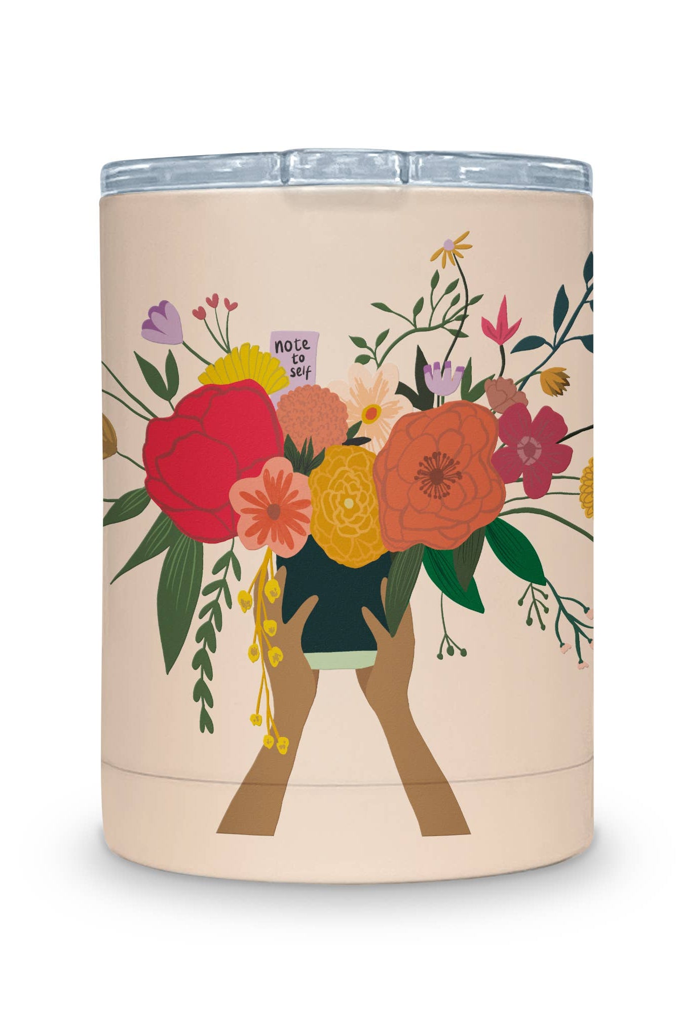 12.5 oz. Note to Self Rambler - Boho Fabrics -