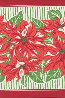 16" Classic Retro Floral Poinse by Moda - Toweling Fabric - 920 321 - Boho Fabrics - Toweling, Cotton Woven