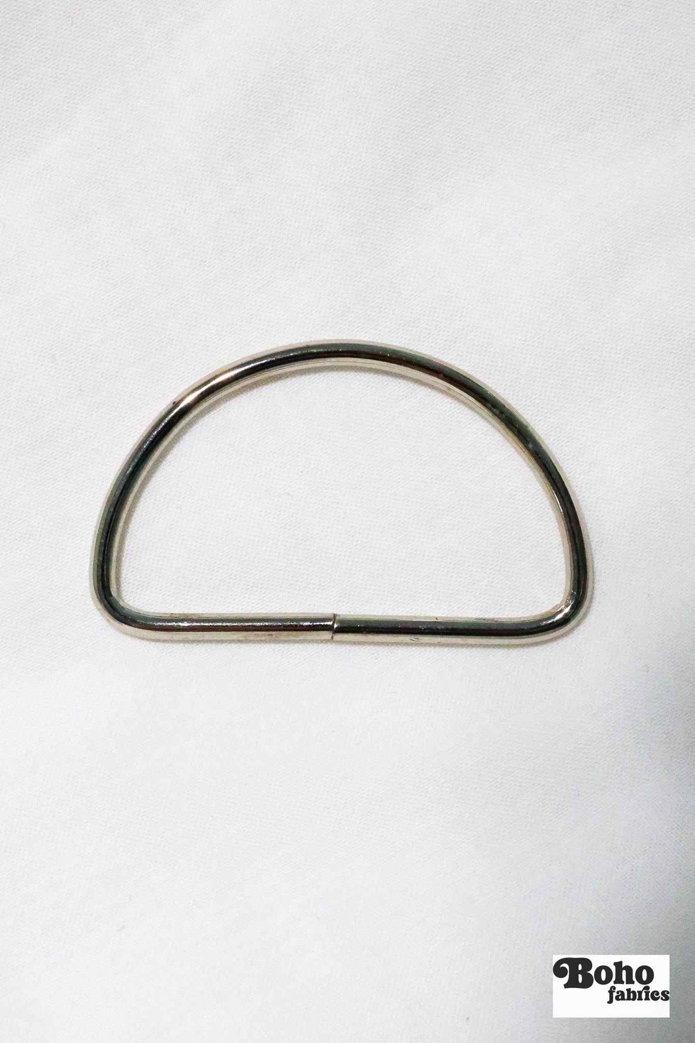 2" Metal D - Rings - Boho Fabrics - Bag Hardware