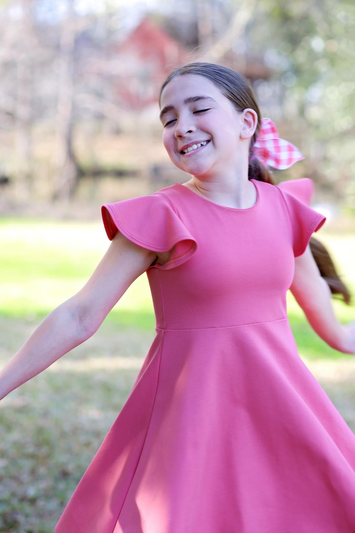 2 Yard & 3 Yard Precuts! Coral, Ponte Knit Fabric - Boho Fabrics - Ponte Solid, Knit Fabric