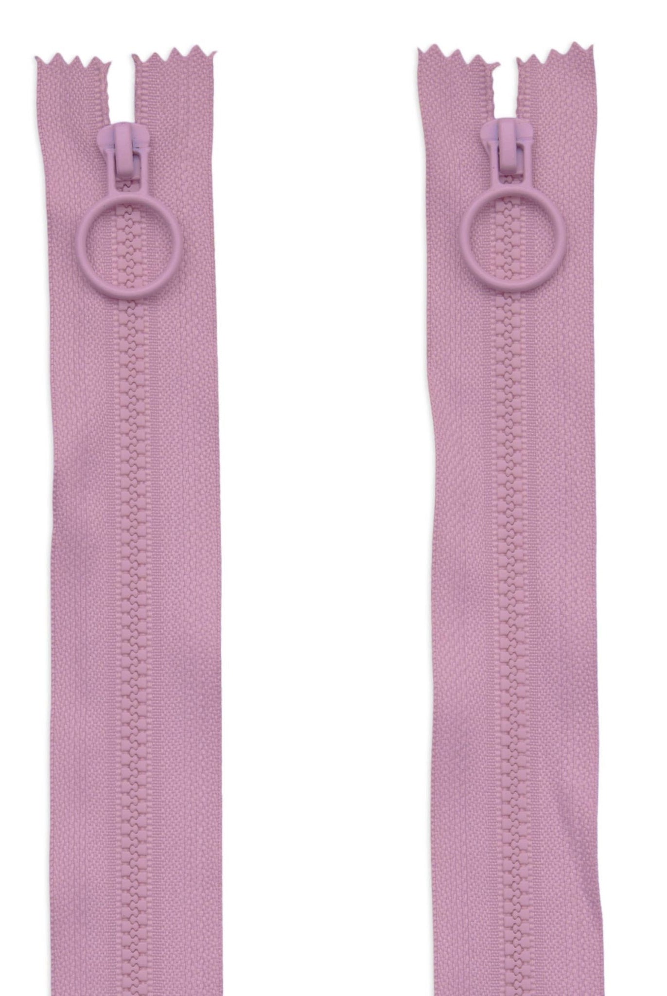 20" Pink Hoop Pull Zipper (2 pk) (ZW6769) - Boho Fabrics - Zippers