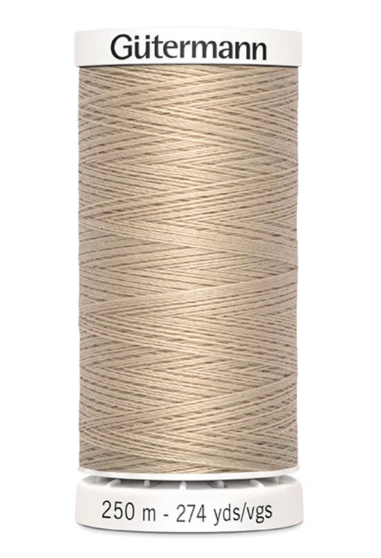 274 yd – Brown (505) Gutermann Sew - All Polyester Thread - Boho Fabrics - Thread