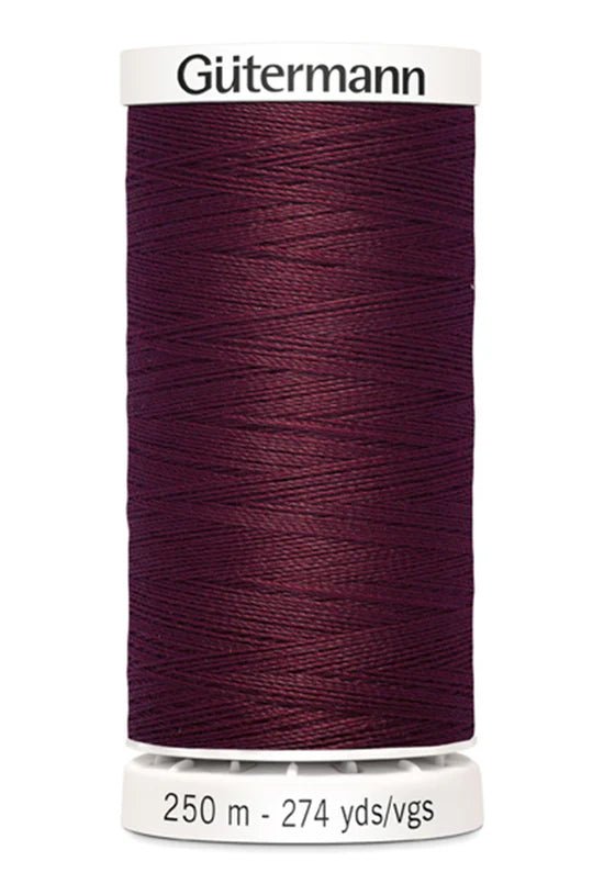 274 yd – Burgundy (450) Gutermann Sew - All Polyester Thread - Boho Fabrics - Thread