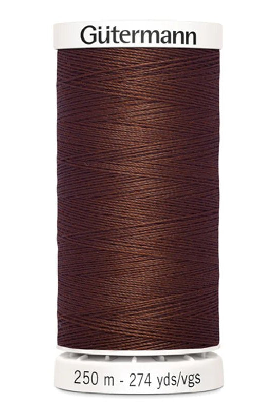 274 yd – Chocolate (578) Gutermann Sew - All Polyester Thread - Boho Fabrics - Thread