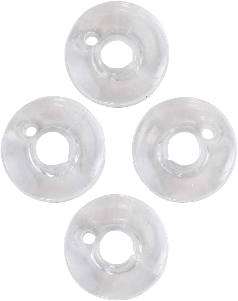 4 Clear Bobbins, Class 66 by Singer - Boho Fabrics - Sewing Machine Accessories