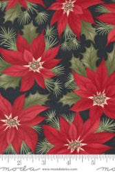 A Christmas Carol Ebony by Moda - 100% Cotton Fabric - 4350 19 - Boho Fabrics - Quilting Cotton, Woven