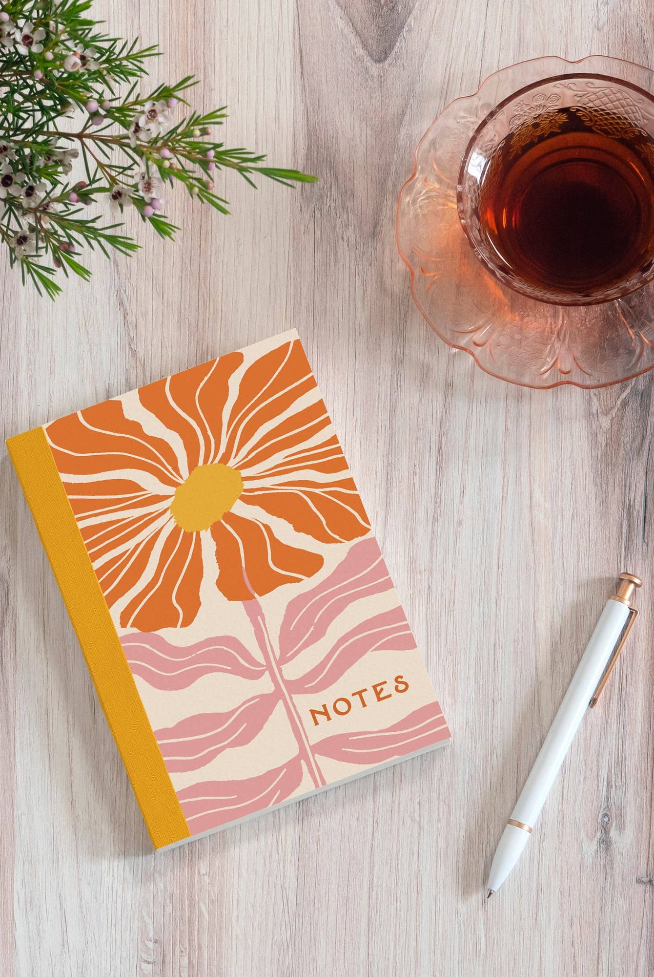 A Graceful Dance Artisan Notebook - Boho Fabrics -