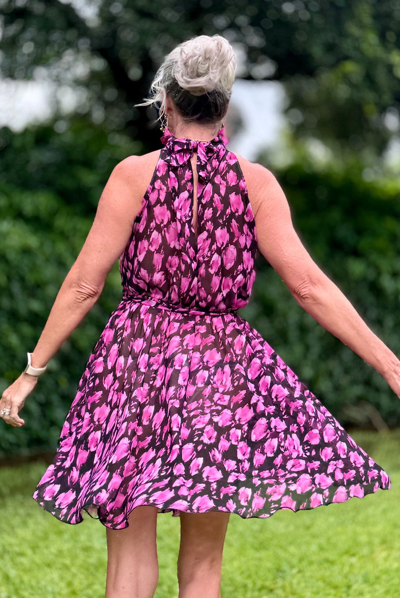 Abstract Petals, Chiffon Woven. WVP - 207 - Boho Fabrics - Chiffon, Woven