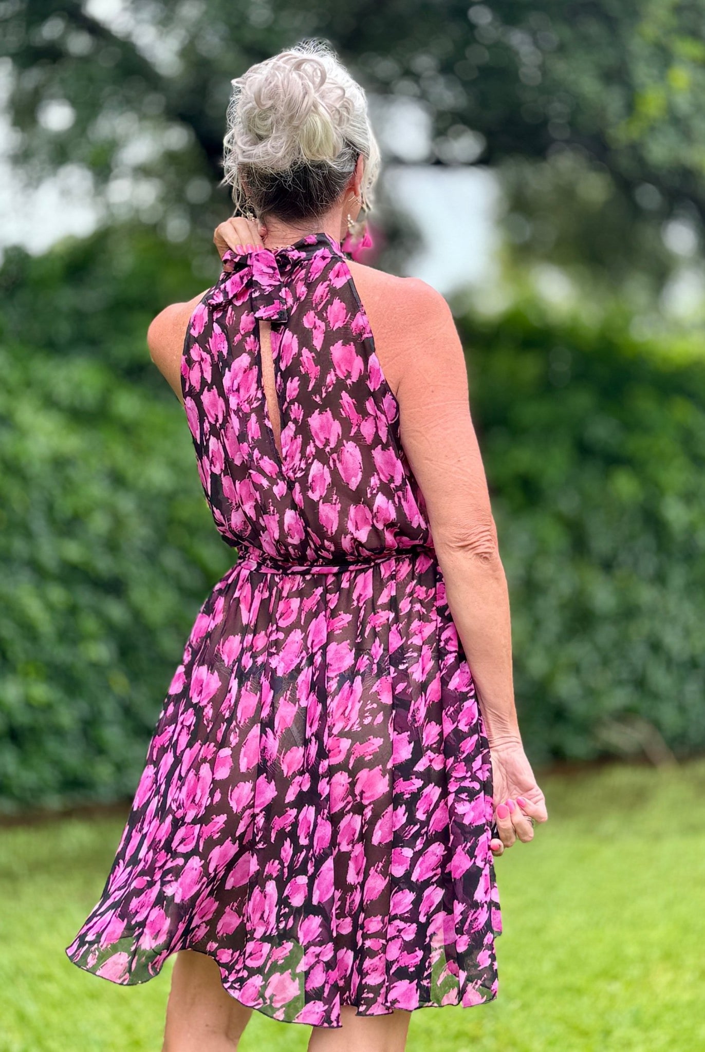 Abstract Petals, Chiffon Woven. WVP - 207 - Boho Fabrics - Chiffon, Woven