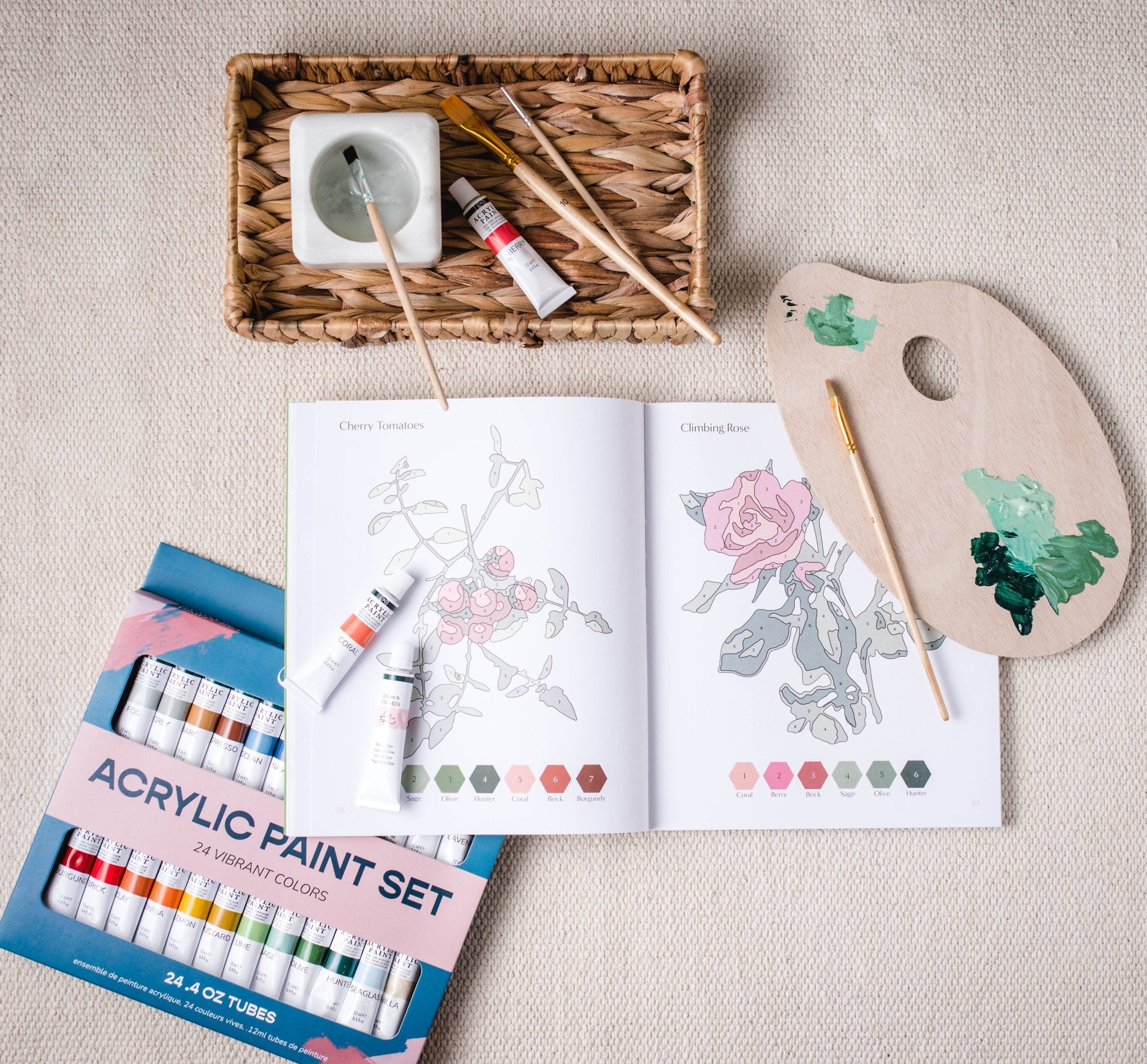 Acrylic Paint Set - Boho Fabrics -