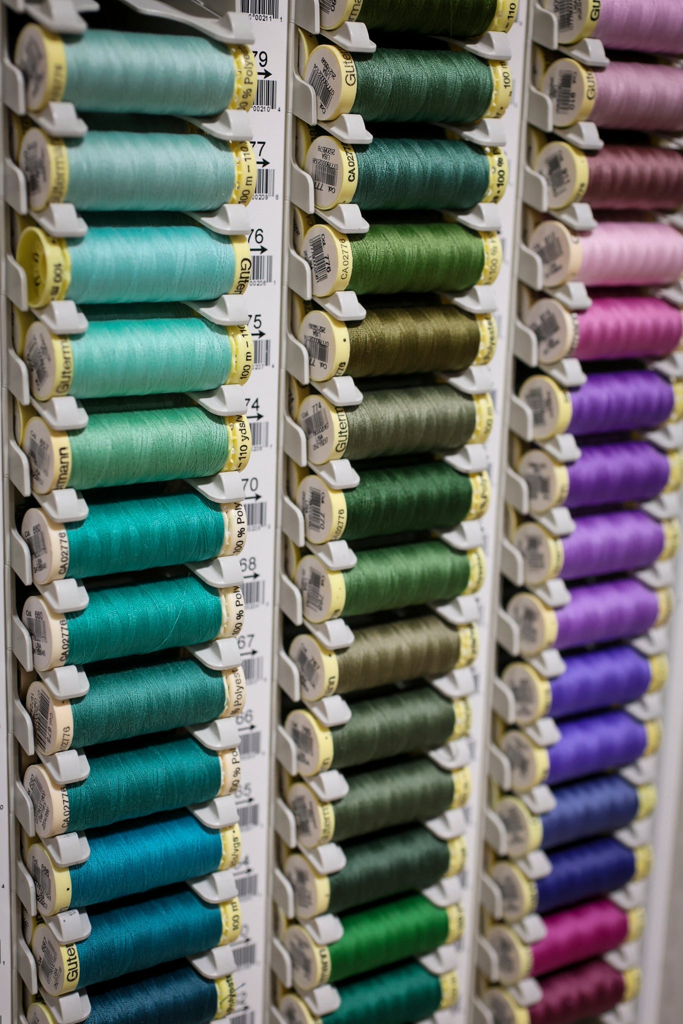 Add - On: Set of Five Coordinating Gutermann Thread for Your Bundle (110 yd or 274 yd) - Boho Fabrics - Thread