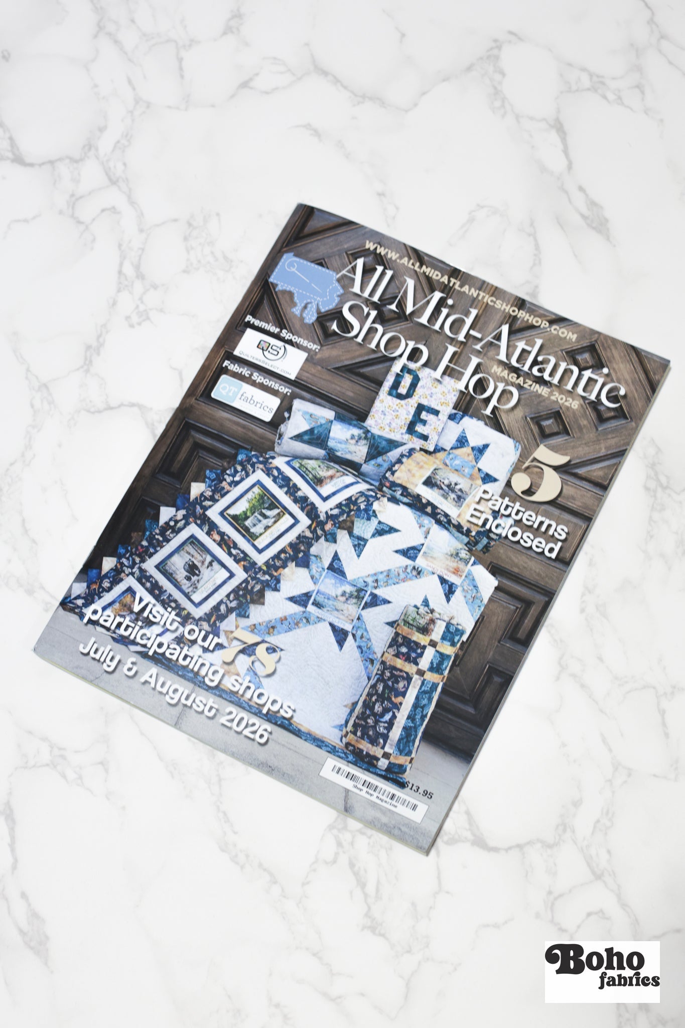 All Mid - Atlantic Shop Hop Magazine 2026 - Boho Fabrics - Books