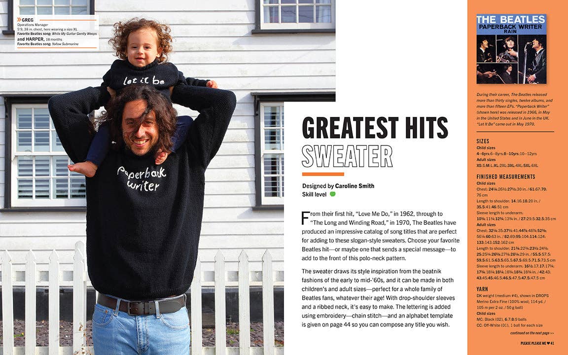 All You Knit Is Love: Beatles Officially Licensed (SALE!) - Boho Fabrics -