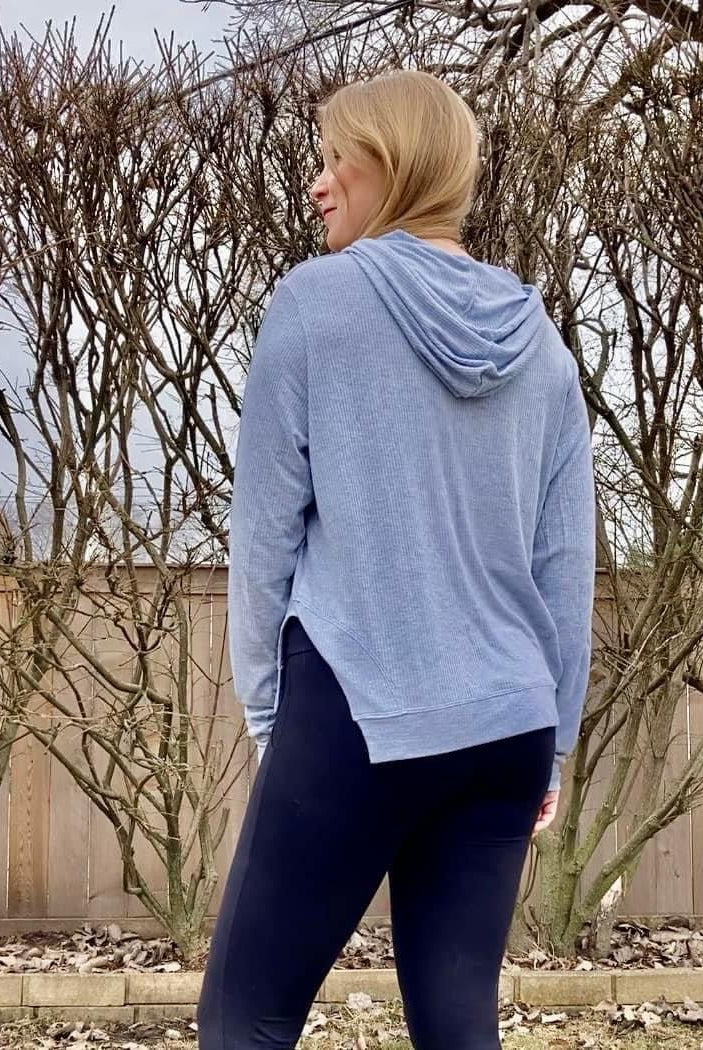 Allure Blue , Rib Knit Fabric - Boho Fabrics