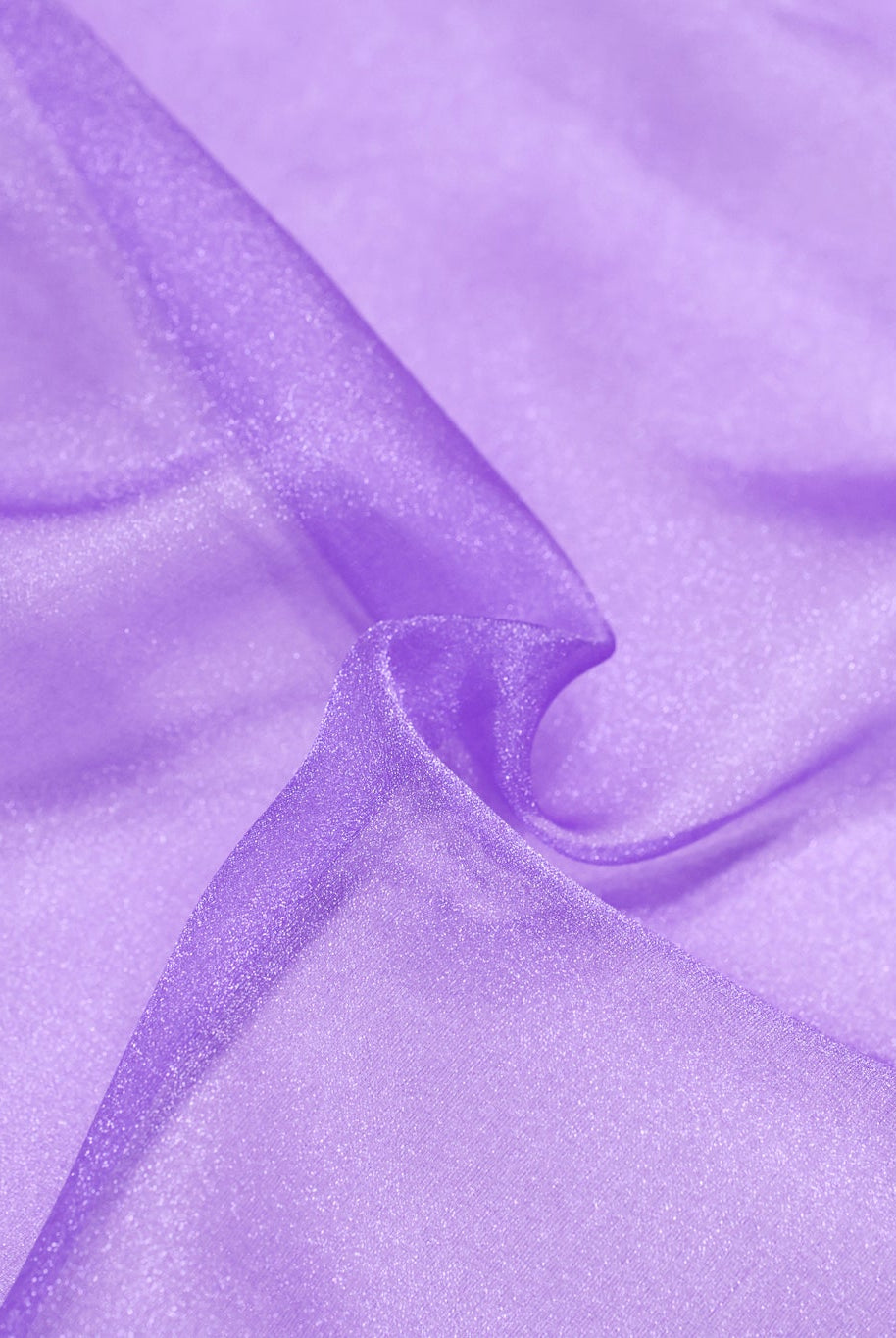 Amethyst, Organza Shimmer, 44" Woven Fabric - Boho Fabrics - Organza, Woven Fabric