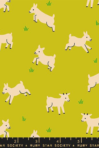 Animal Animal Pistachio RS5166 14 Ruby Star1 - Boho Fabrics - Quilting Cotton, Woven