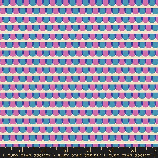 Animal Animal Vintage Blue RS5167 13 Ruby Star1 - Boho Fabrics - Quilting Cotton, Woven