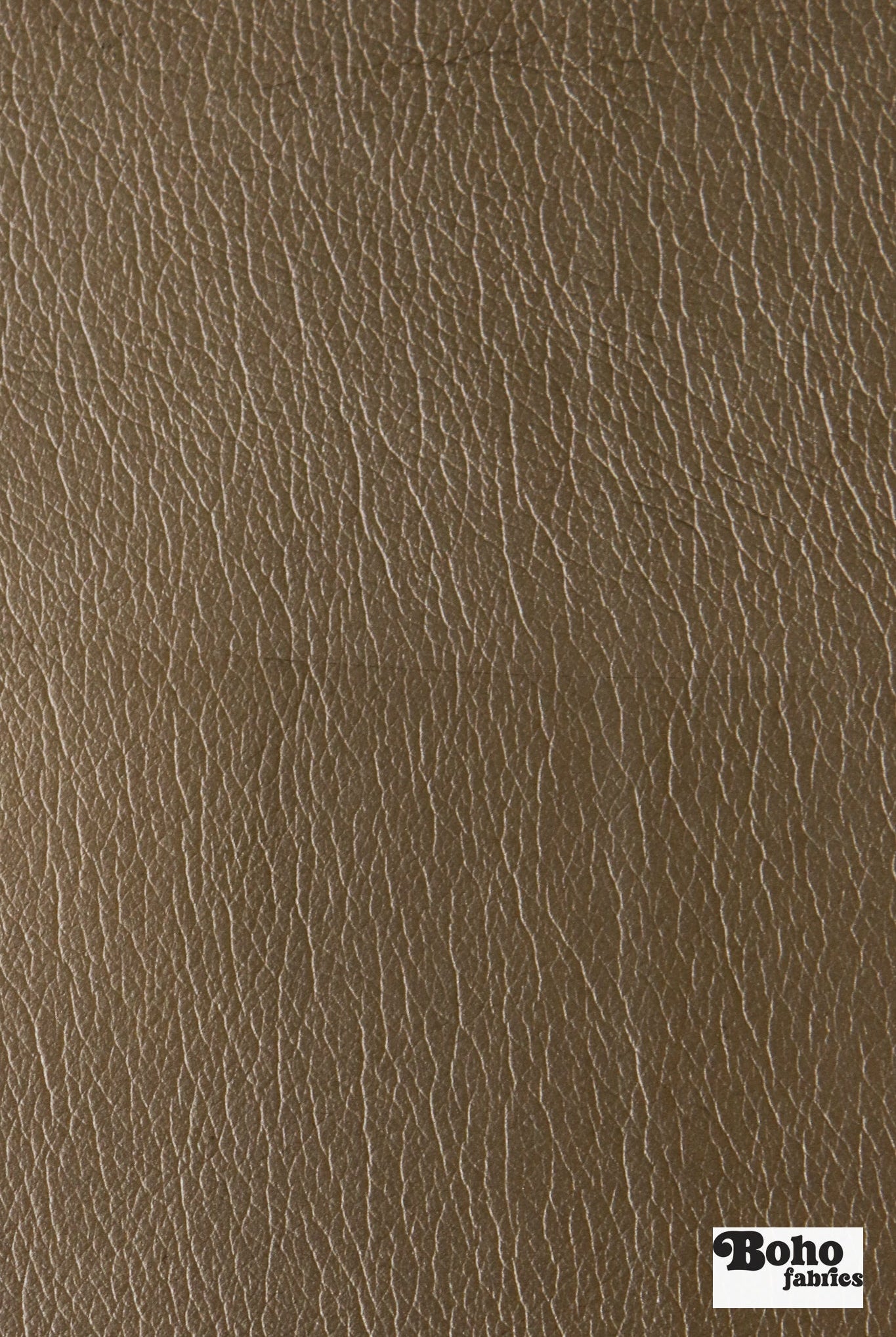 Antique Bronze, Metallic Faux Leather Upholstery Fabric - Boho Fabrics - Home Dec. & Upholstery Fabric