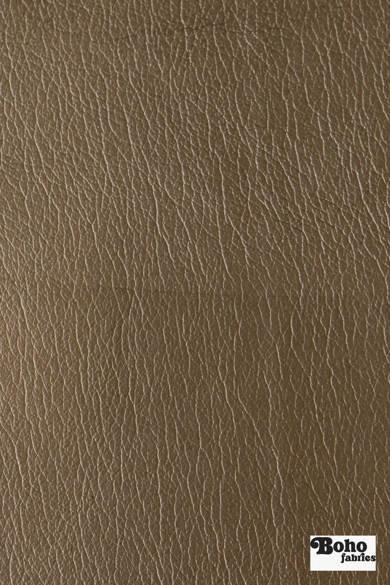 Antique Bronze, Metallic Faux Leather Upholstery Fabric - Boho Fabrics - Home Dec. & Upholstery Fabric
