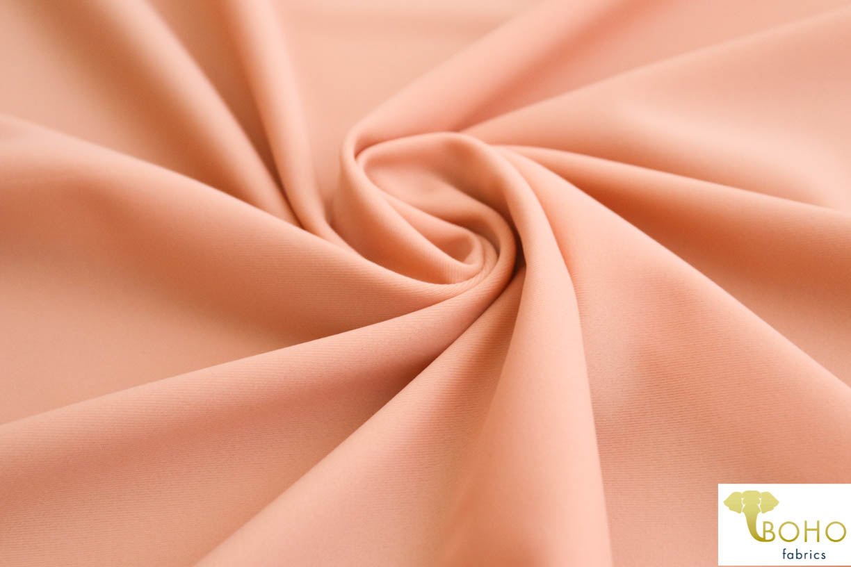 Apricot. Swim Solid/Activewear. SW-004 - Boho Fabrics