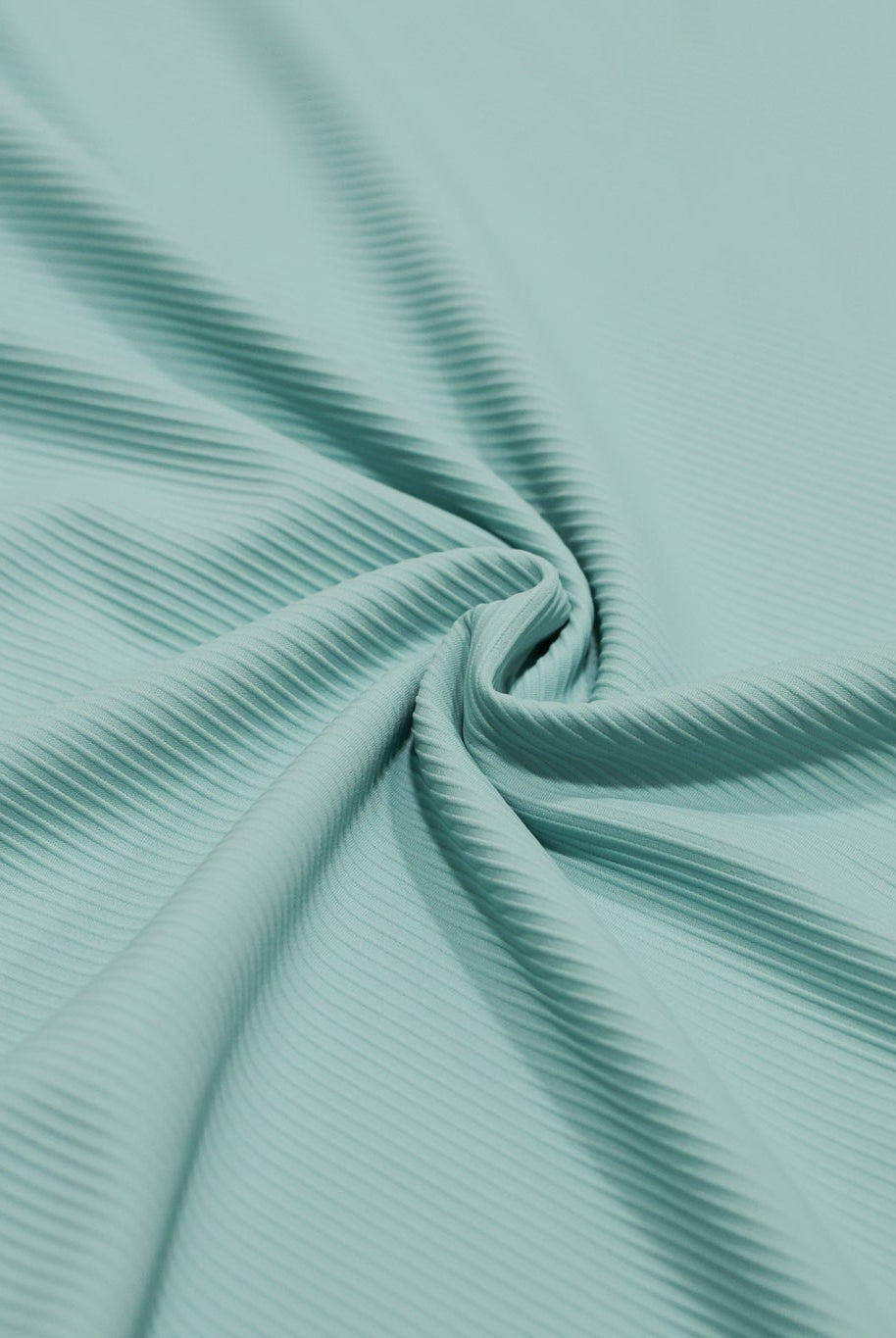 Aqua, Athletic Rib Knit Fabric - Boho Fabrics - Athletic Knit Fabric