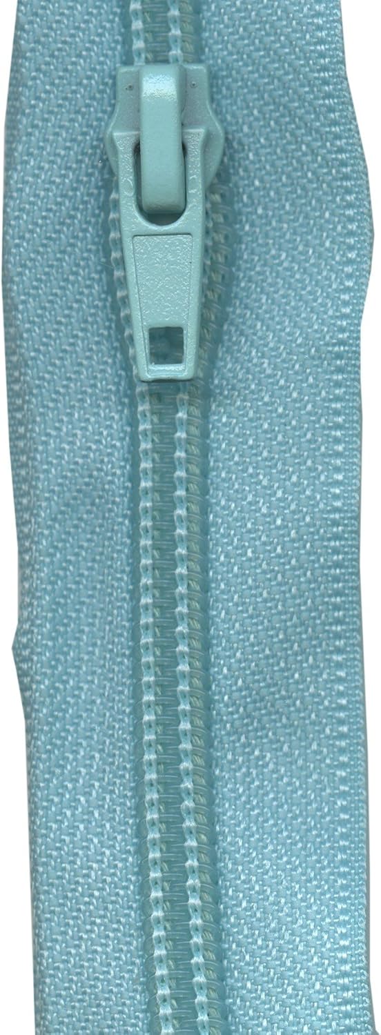 Aqua Blue, Sullivans Make - A - Zipper Kit, 5.5 Yards - 12 Zipper Pulls - Boho Fabrics - Zippers