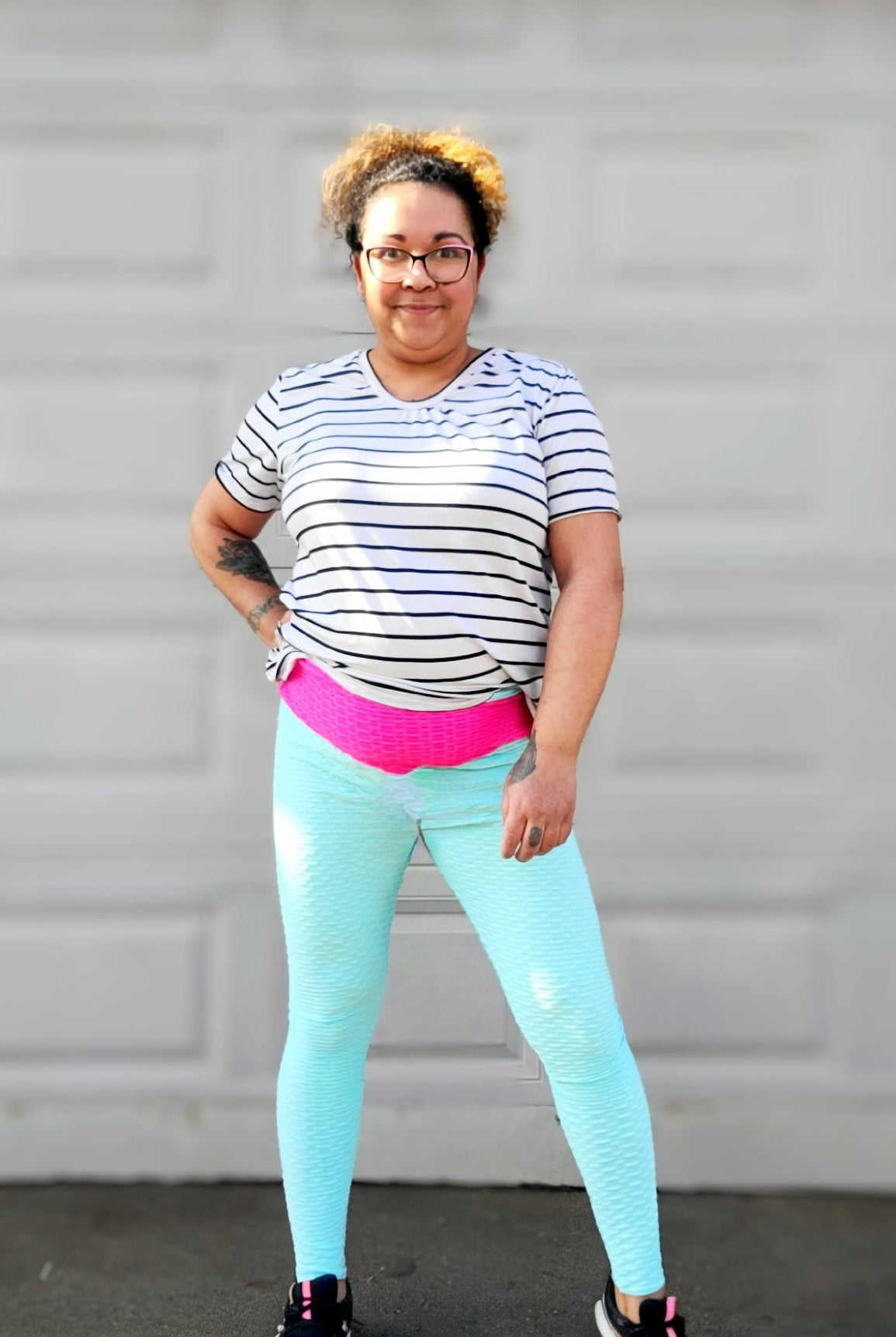 Aqua Mint Honeycomb, Athletic Knit Fabric - Boho Fabrics - Athletic Knit Fabric