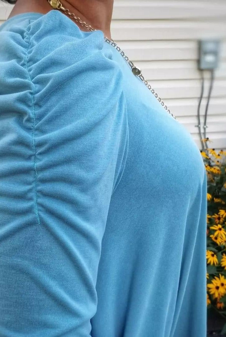 Aquamarine Blue, Solid Cupro Knit - Boho Fabrics