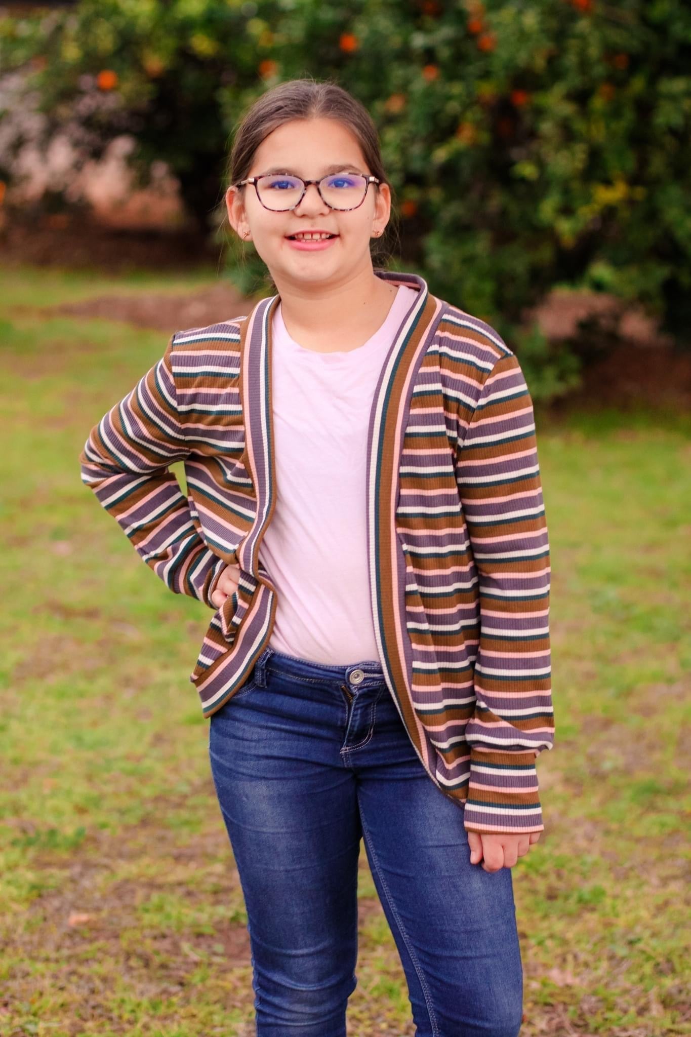 Aubrey Stripes, Rib Knit - Boho Fabrics