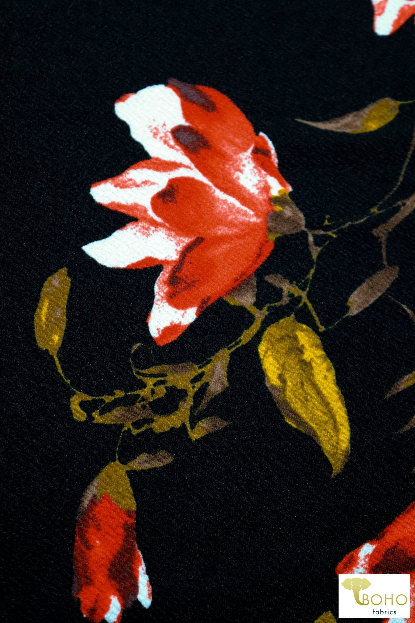 Autumn Magnolias, Liverpool Knit. LVR-102 - Boho Fabrics