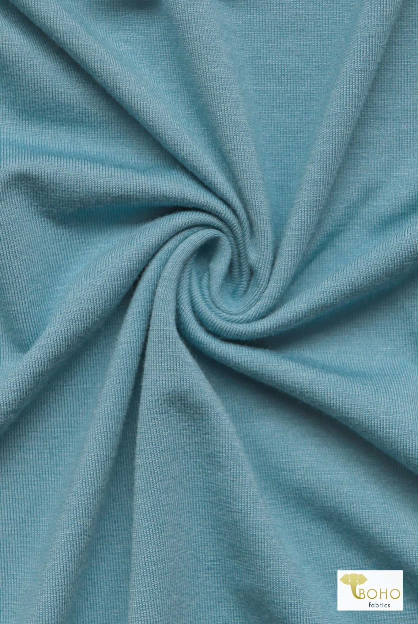 Baby Blue, Solid Rayon Spandex Knit Fabric - Boho Fabrics - Rayon Jersey Solid, Knit Fabric