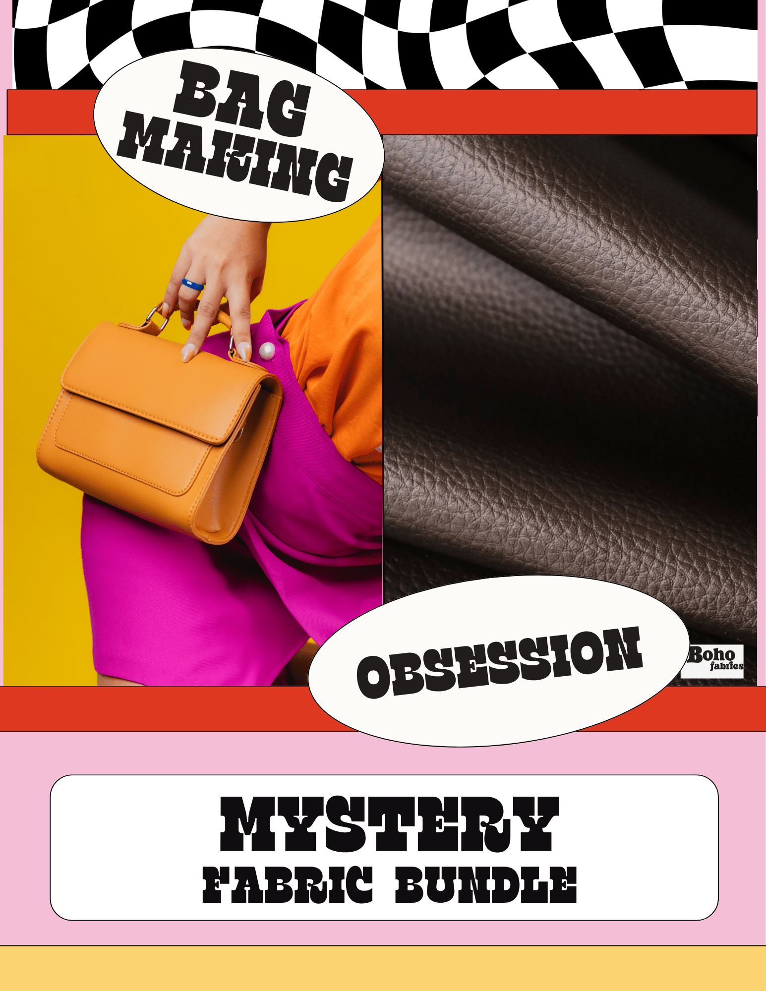 Bag Making Obsession: Mystery Fabric Bundle - Boho Fabrics - Home Dec. & Upholstery Fabric