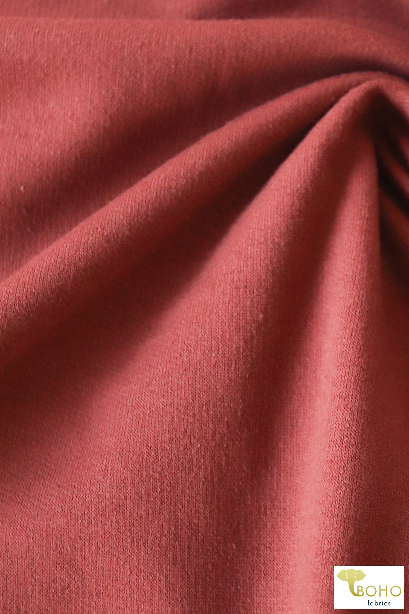 Baked Apple. Cotton French Terry. CLFT-938-DKMV - Boho Fabrics