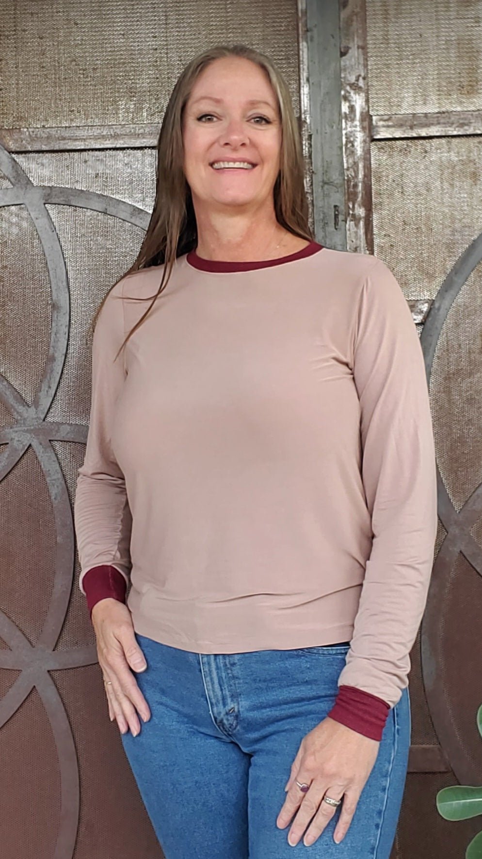 Bamboo Jersey: Beige. Knit Fabric - Boho Fabrics - Bamboo Jersey, Knit Fabric