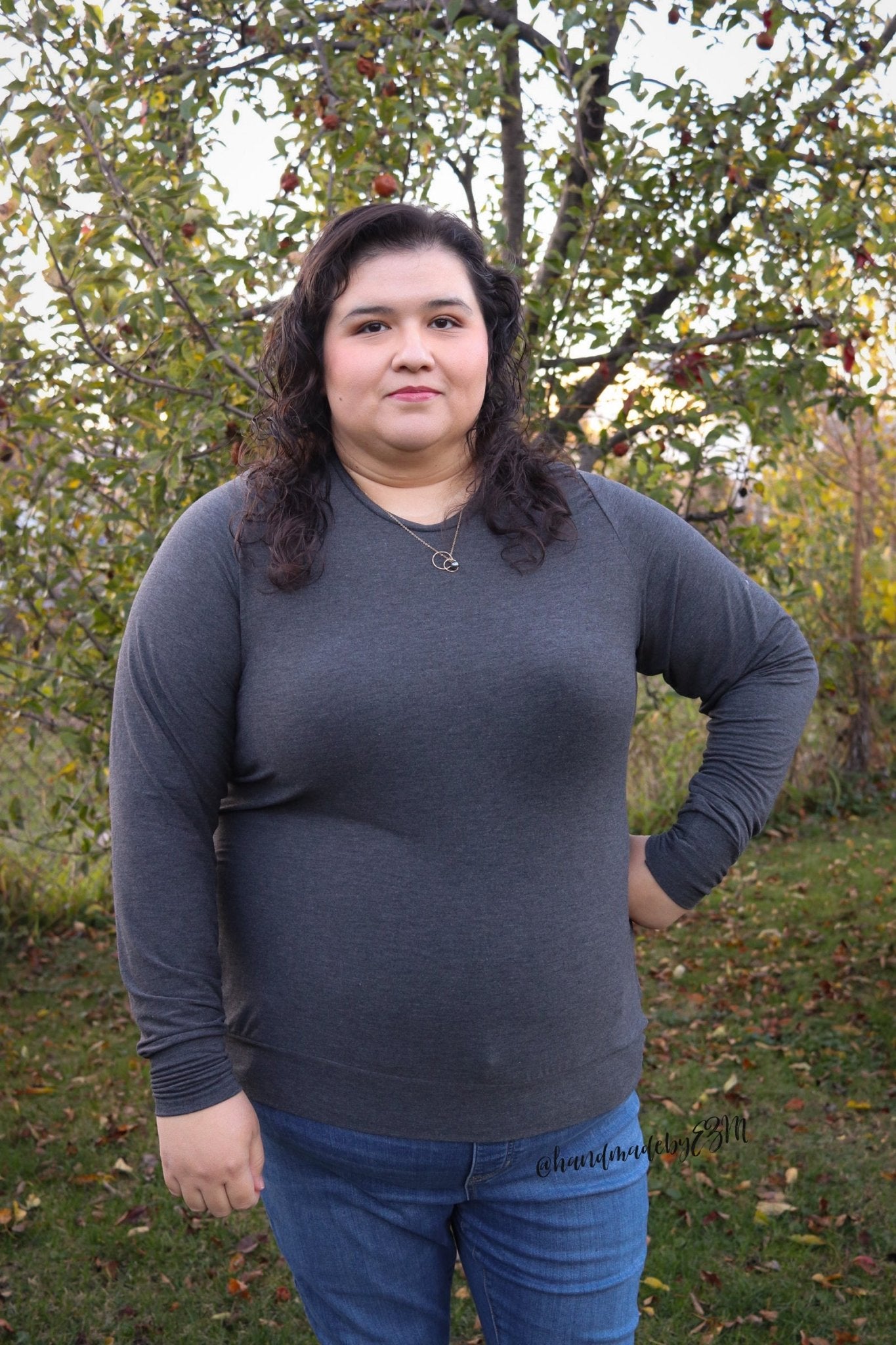 Bamboo Jersey: Charcoal Gray. Knit Fabric - Boho Fabrics - Bamboo Jersey, Knit Fabric