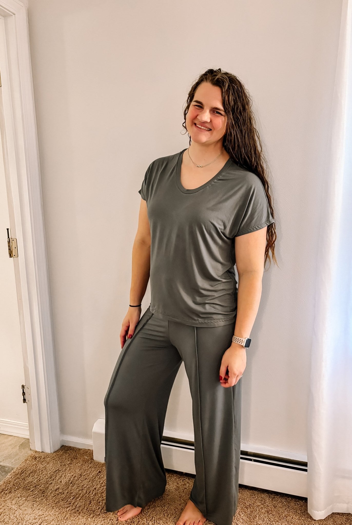 Bamboo Jersey: Sage Green. Knit Fabric - Boho Fabrics - Bamboo Jersey, Knit Fabric
