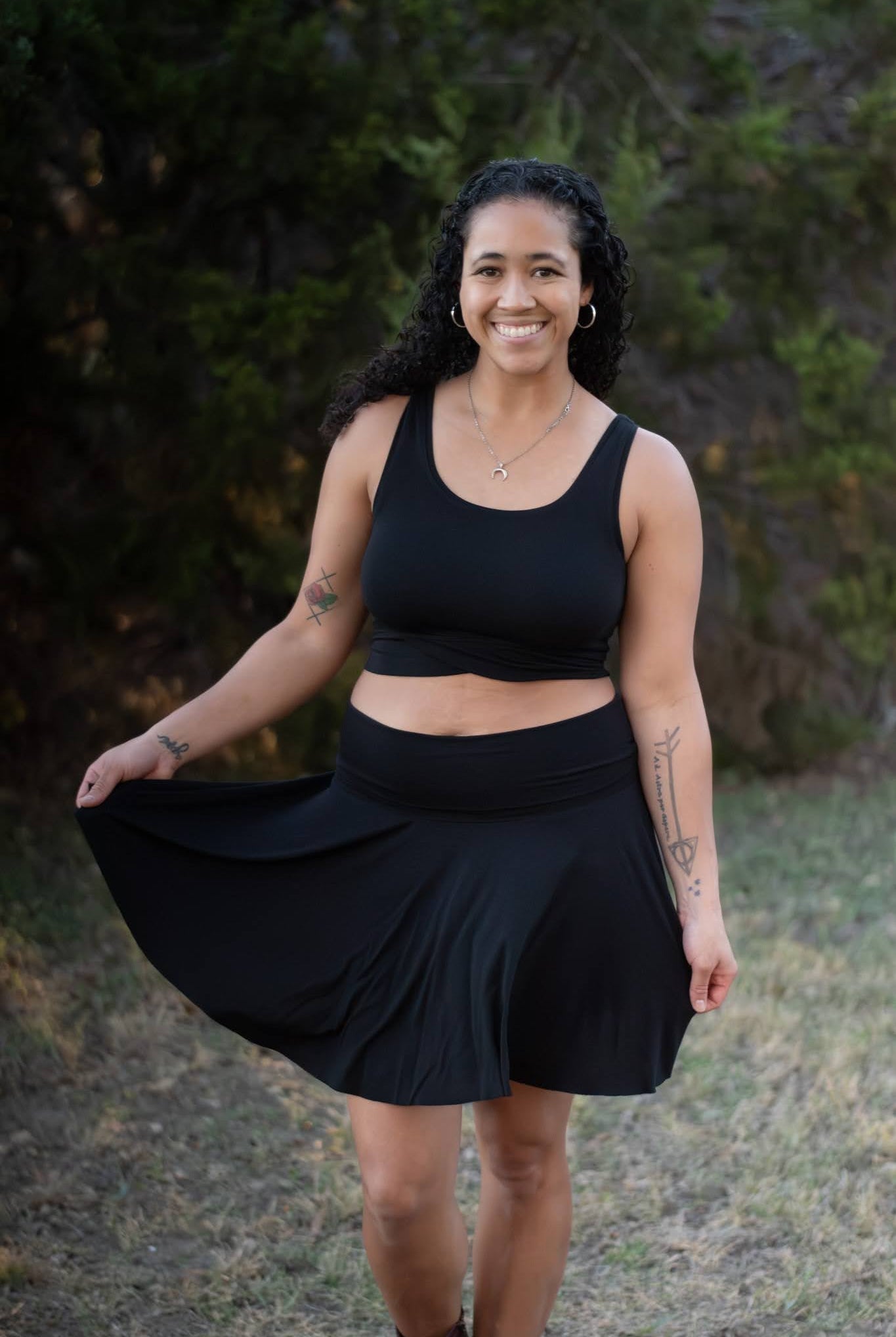 Bamboo Jersey: Soft Black. Knit Fabric - Boho Fabrics - Bamboo Jersey, Knit Fabric