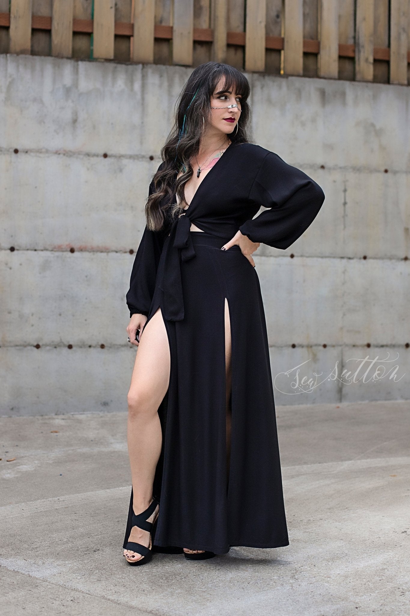 Bamboo Jersey: Soft Black. Knit Fabric - Boho Fabrics - Bamboo Jersey, Knit Fabric