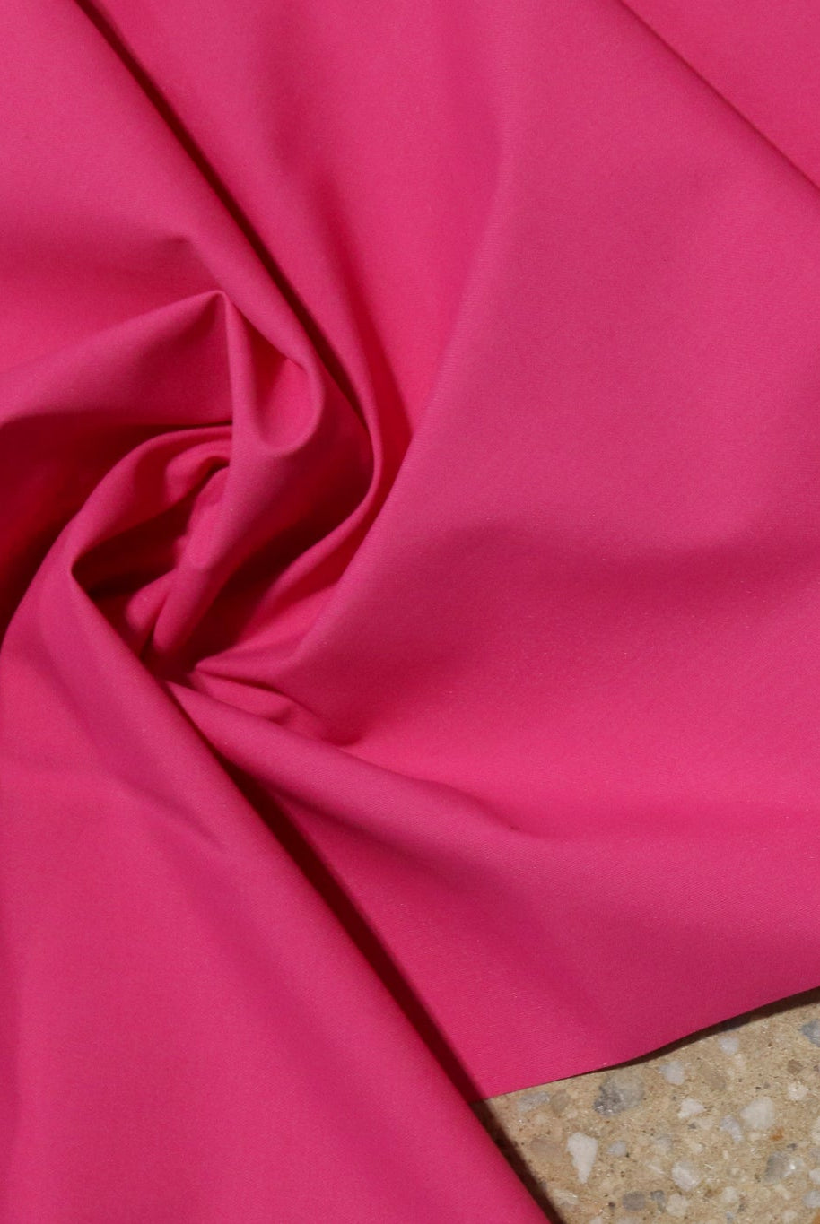 Barbie Pink Midweight Cordura Nylon Fabric — Water - Resistant Designer Deadstock - Boho Fabrics - Performance Fabric, Woven
