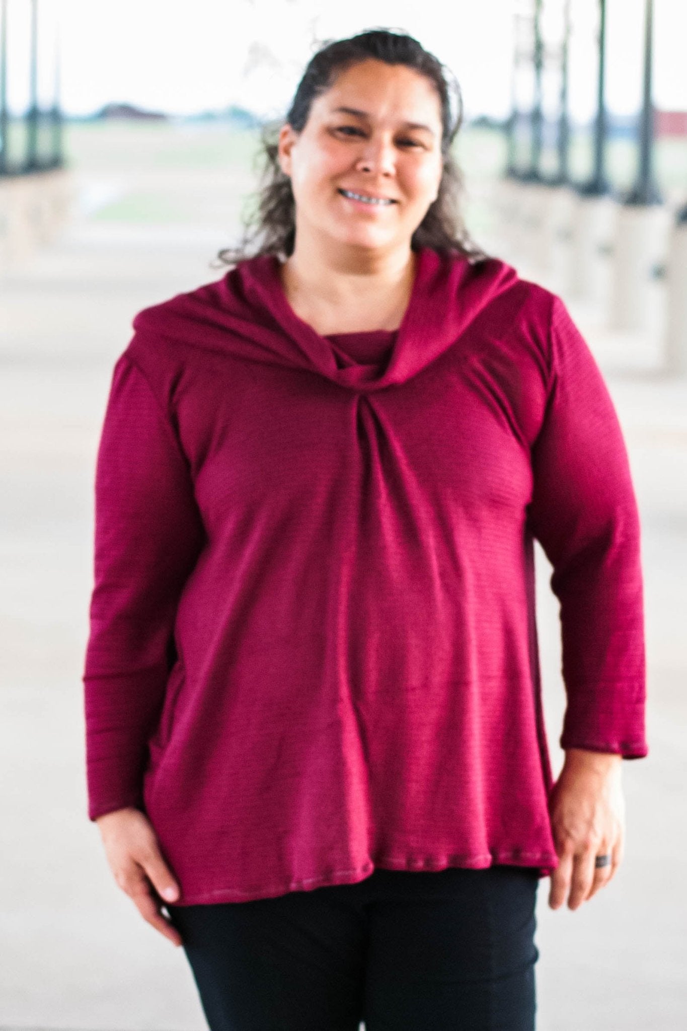 Beet Red, Cotton Waffle Knit - Boho Fabrics