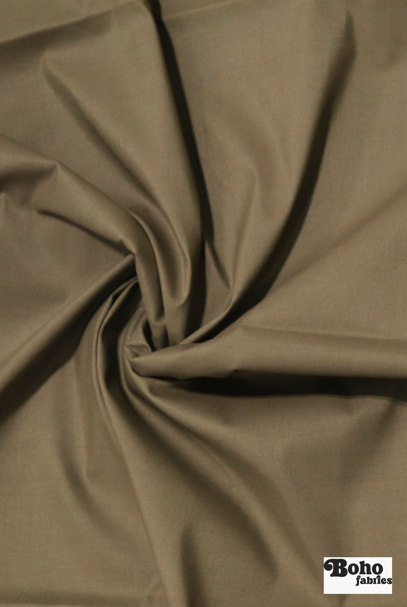 Beige Brown Lightweight Cordura Nylon Fabric — Water - Resistant Designer Deadstock - Boho Fabrics - Performance Fabric, Woven